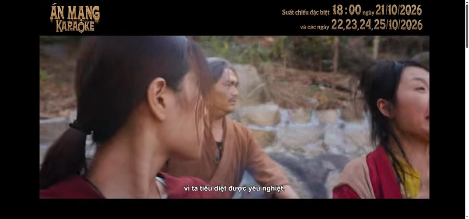 Cảnh trong trailer chính thức Án Mạng Karaoke