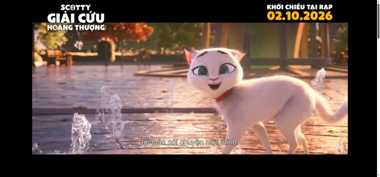 Cảnh trong trailer chính thức Scotty Giải Cứu Hoàng Thượng